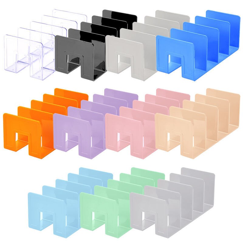 Multi-layer Bookend Decorative Book Shelf Home Room Office School Library Stationery Supplies Bookshelf Desk Organizer