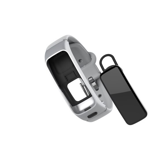 Bracelet connecté Bluetooth BY51, 2 en 1, capteur d'activité physique avec suivi du rythme cardiaque/tension artérielle, 696