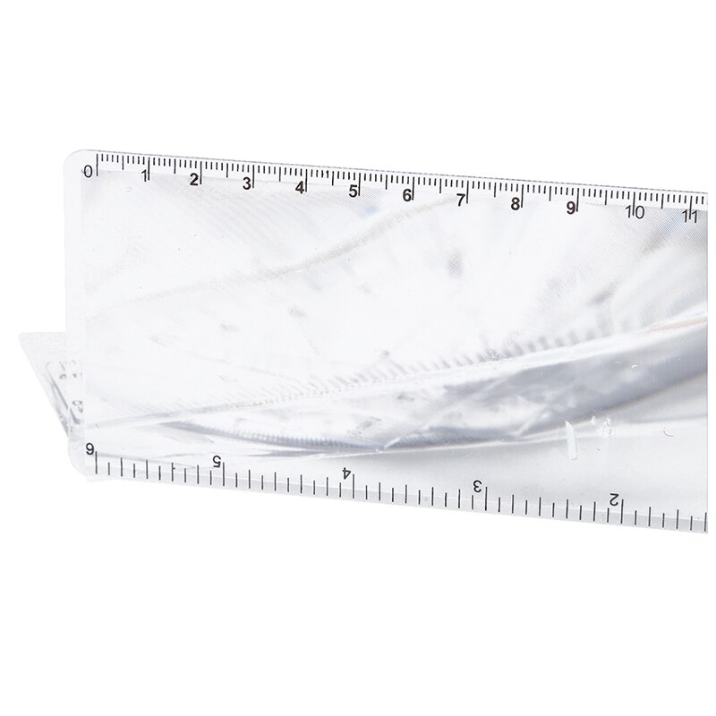 Pocket Ruler Bookmark Magnifier Sheet Magnifying 3X Magnification