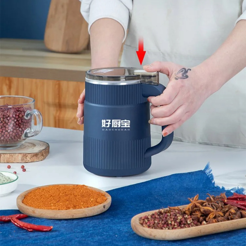 [Ultra-Fine Powder] Household Grinder Coffee Bean Grain Crushing Mill Electric Small Powder Grinding