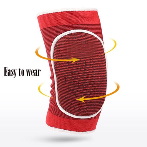 Rodillera de esponja transpirable, Protector de apoyo para deportes de Fútbol, escalada, 2 uds.