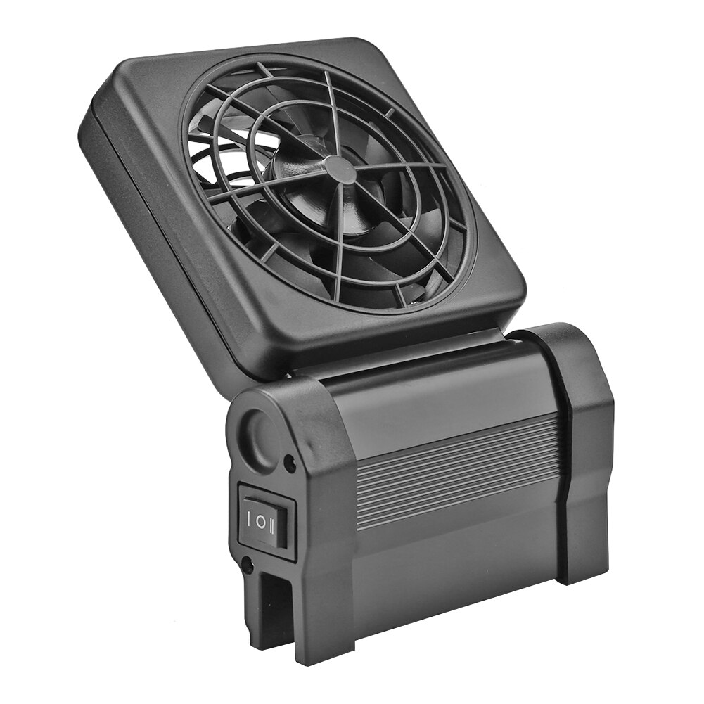Aquarium Cooling Fan Mute Multi-angle Temperature Control Water Cooler Farming Fish Tank Adjustable Low Noise Chiller Fan: US 1 Fan