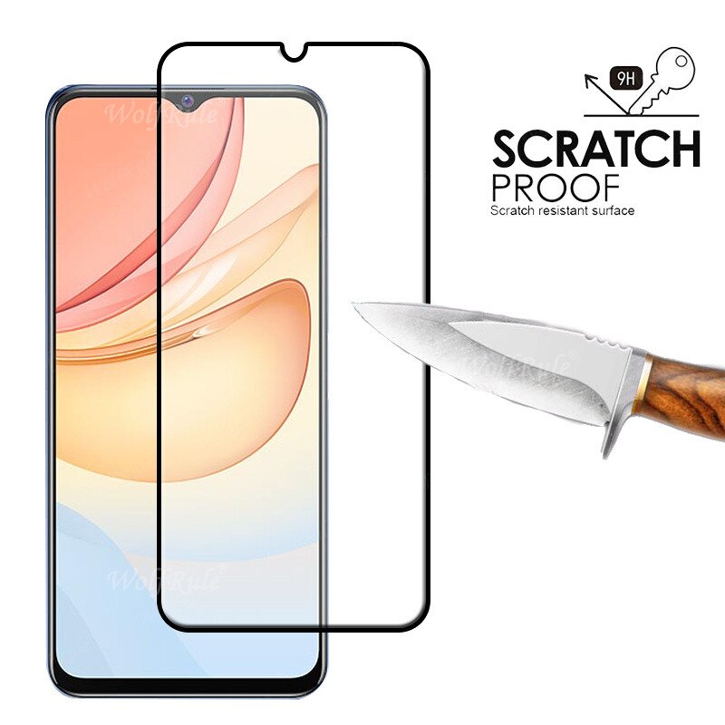 4-In-1 Voor Vivo Y53S Glas Voor Vivo Y53S Gehard Glas Hd Full Cover Gule Beschermende Scherm protector Voor Vivo Y53S Lens Glas