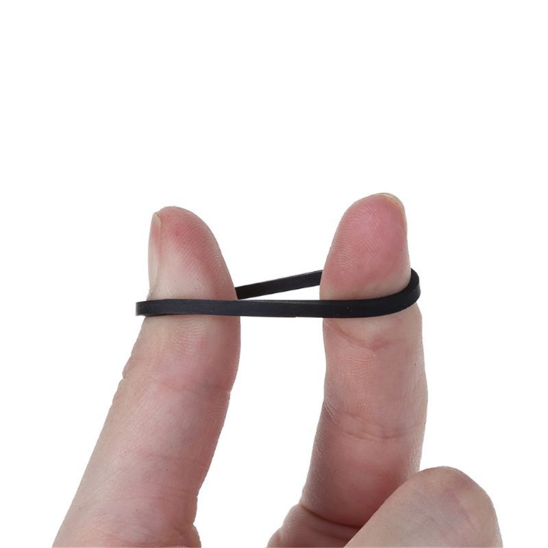 20Pcs Universal 25-135mm Mix Cassette Tape Machine Belt Assorted Square Common Belt for Recorders Walkman DVD Drive