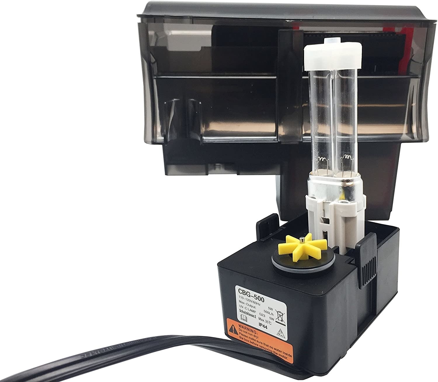 Grech aquarium hang-on uv-lamp filter waterval uvc-sterilisator verlichting dompelfilter extern aquarium powerfilter oppervlakteskimmer