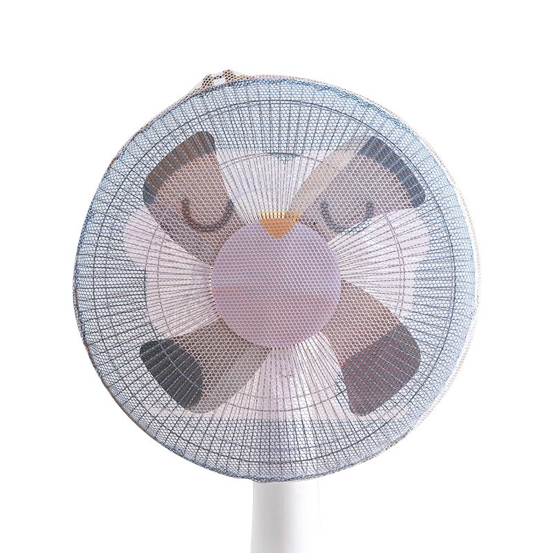 Cubierta de ventilador de dibujos animados, cubierta de seguridad de ventilador eléctrico, protección antipinzas para niños, cubierta de red, ventilador de suelo, todo incluido: C18