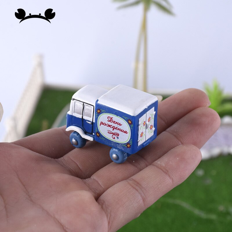 Pequeño Micro paisajismo decoración miniatura camiones casa hadas jardín hogar Decoración Bonsai terrario Adorno