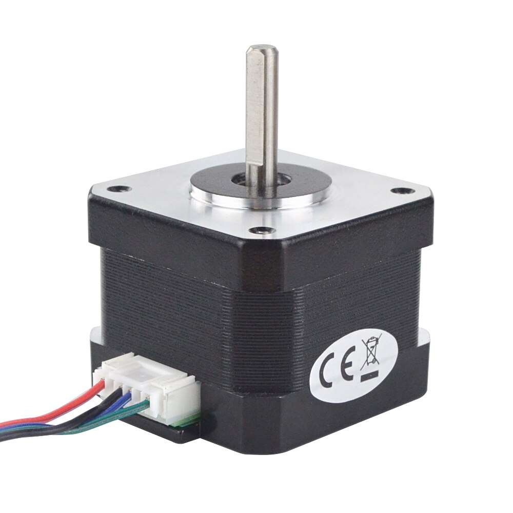 Nema 17 Stepper Motor 34mm Short Body 42 Motor Nema17 Pancake Stepping Motor 1.2A 4-lead for DIY 3D Printer/ CNC Extruder
