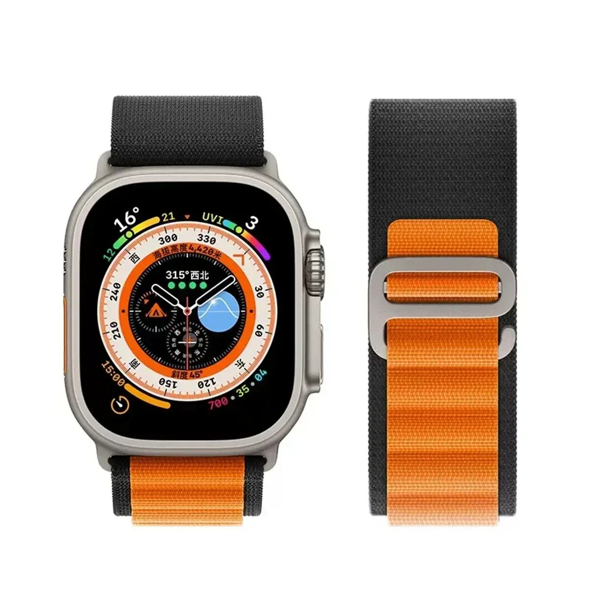 Alpine loop Strap for Apple watch Ultra 2 Band 46mm 40mm 45mm 41mm 38mm 42mm 49mm bracelet iWatch series 10 9 8 7 6 5 4 se Bands