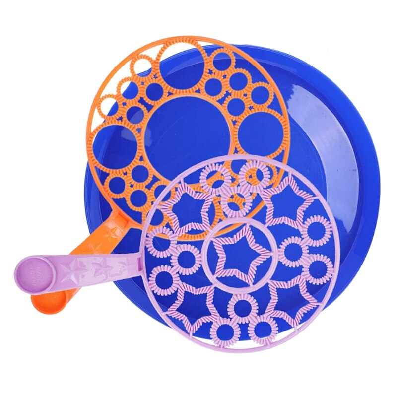 3Pcs Big Bubbles Wand Kit Bubble Making Wand Bubble Set Toy for Outdoor Activity & Birthday Party & Games: Default Title