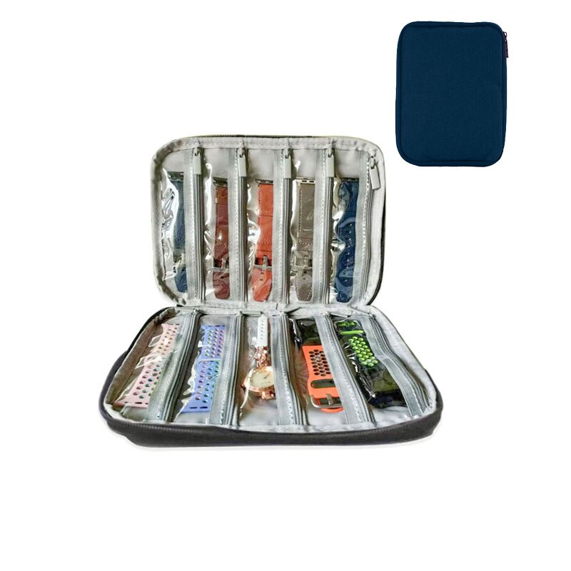 Wasserdichte tragbare Box Uhrenhalter Organizer Aufbewahrung für Männer Frauen Smartwatch-Boxen für Apple Watch Armband Aufbewahrungsbox Uhren
