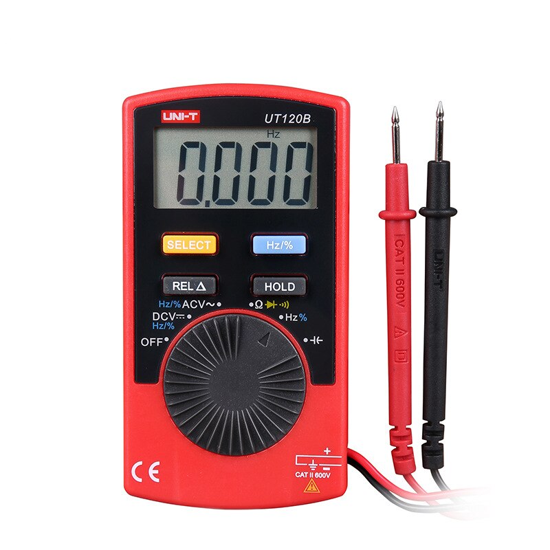 UNI-T Handheld Multimeter, Automatische Uitschakeling, Relatieve Waarde/Data Retentie, Weerstaan Voltage Test