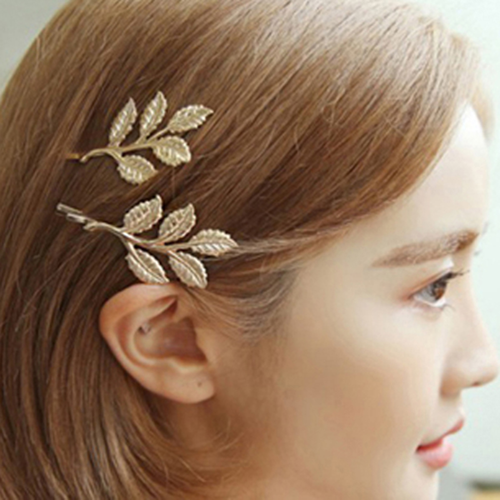Barrette à cheveux Vintage pour femmes et filles, pince à cheveux Vintage, branches, feuilles, épingle, accessoire de coiffure