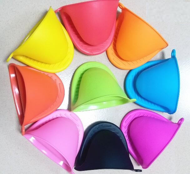 Silicone Plus Cotton Gloves Insulated Pot Pad Set Twill Color Dot Magnetron Handschoenen Bak Baken Bak Handschoenen