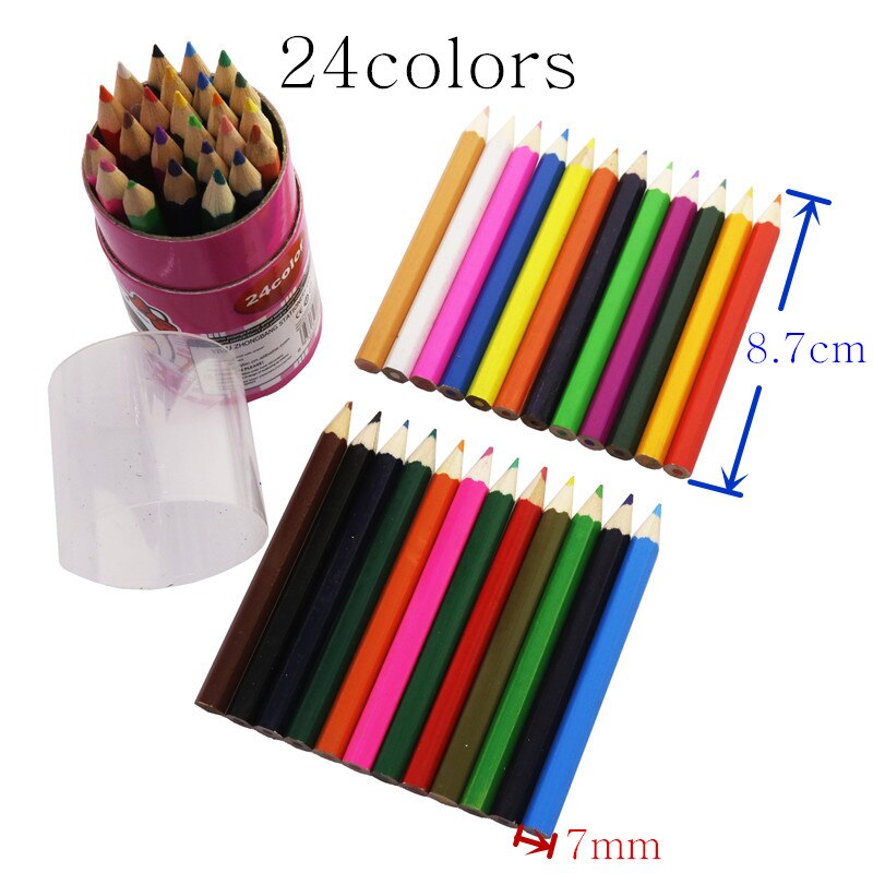 Student Stationery 24 Colors Colored Pencil 1 Box ... – Grandado