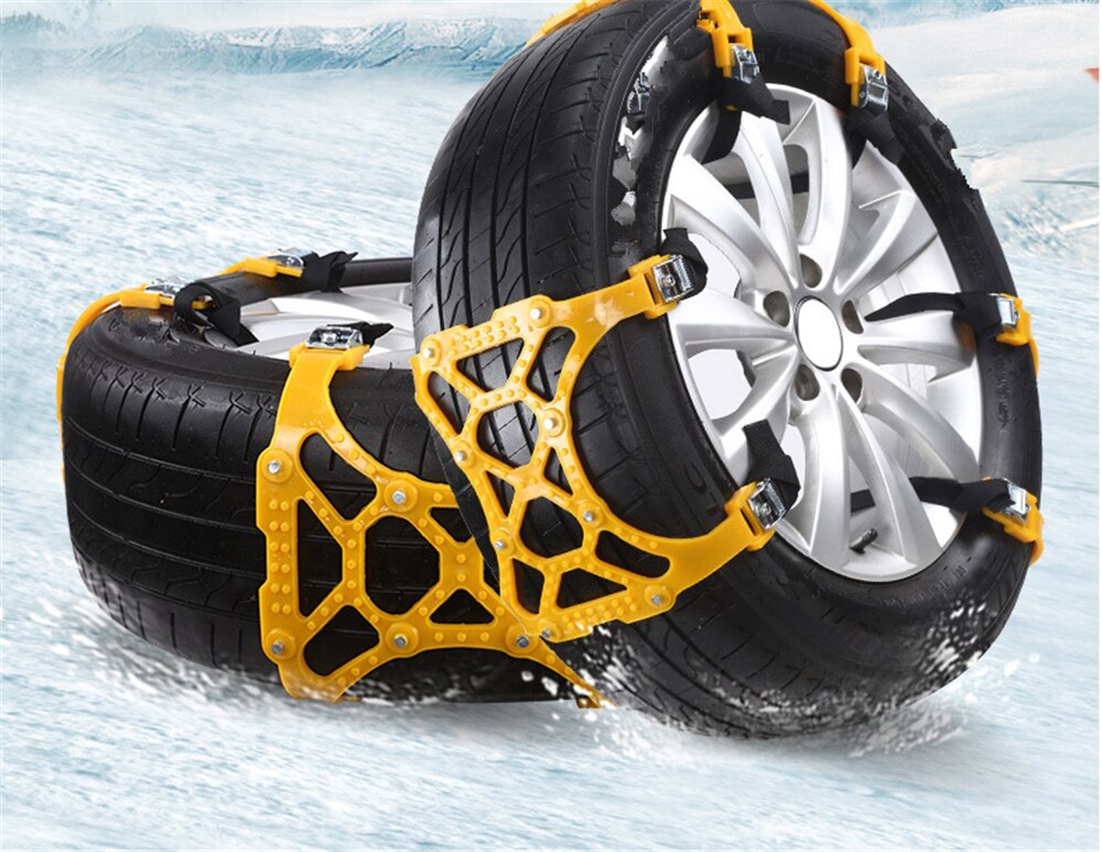 1pcs Car snow chain double buckle tire tendon thickening emergency for Volvo S40 S60 S80 XC60 XC90 V40 V60 Any Cars