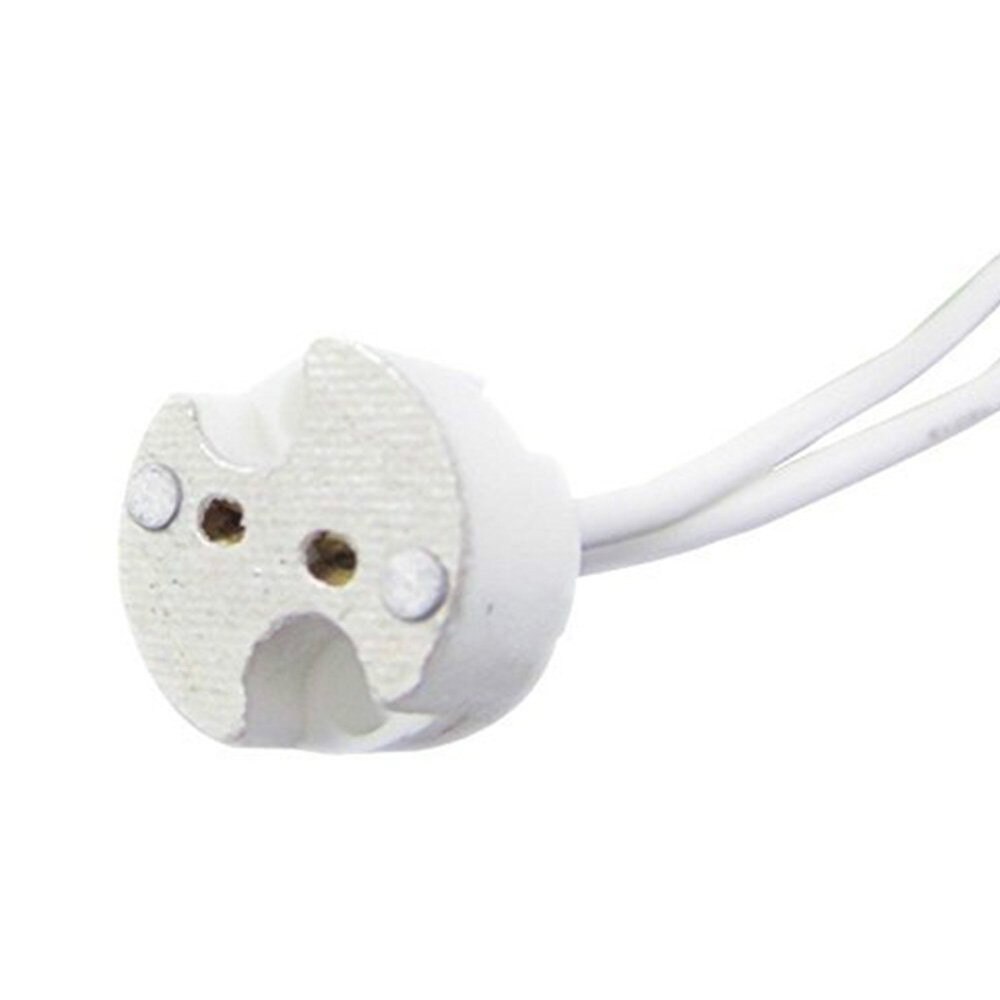 wire socket for MR16 MR11 G4 GU5.3 led lights bulb ceramic socket led lamp holder