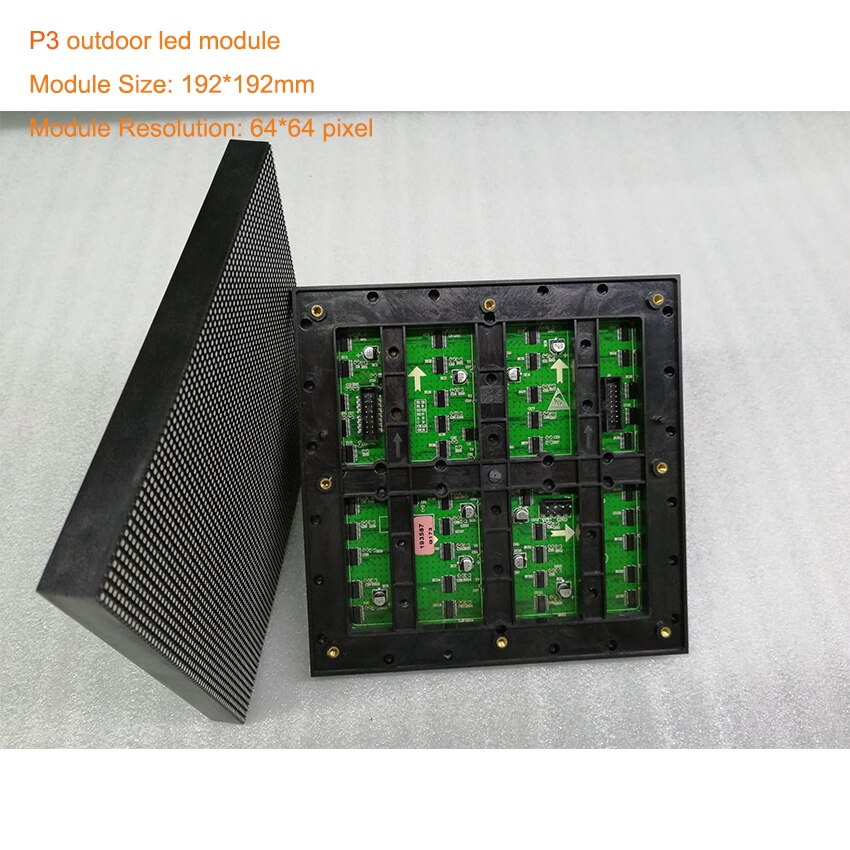 P3 Led Teken 64*64 Pixels Led Module 192*192Mm 1/16S Led Video Wall outdoor Waterdichte Matrix Led Display Taxi Panel Full Color