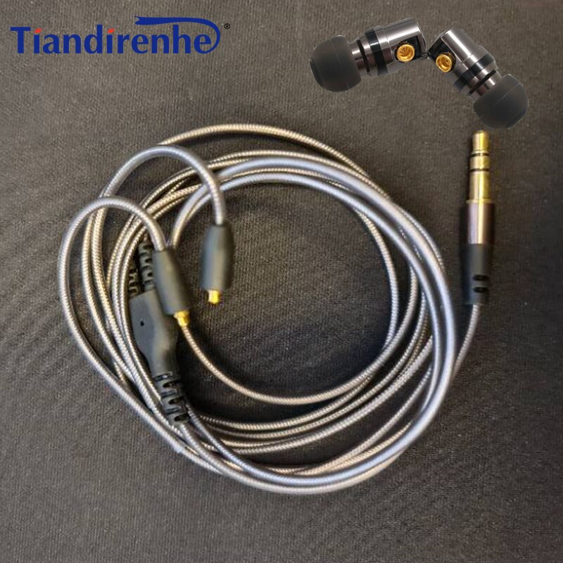 Diy mmcx-schnittstelle für dynamische hifi-in-ear-kopfhörer mit abnehmbarem mmcx-kabel für shure earphone  se215 se535 se846 ue900 headset