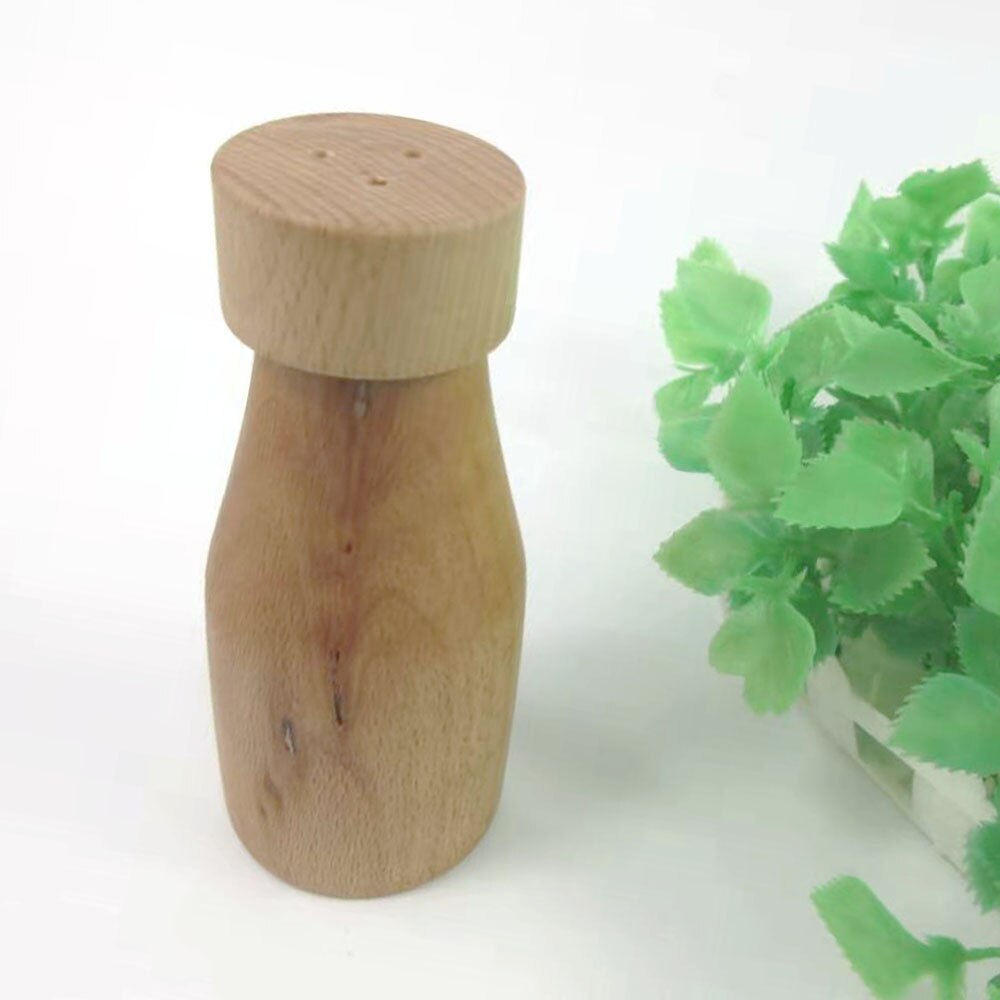 Japanese Mushroom Toothpick Box Wooden Popular Solid Wood Toothpcks Simple Personality Restaurant Toothpick Container: Style C