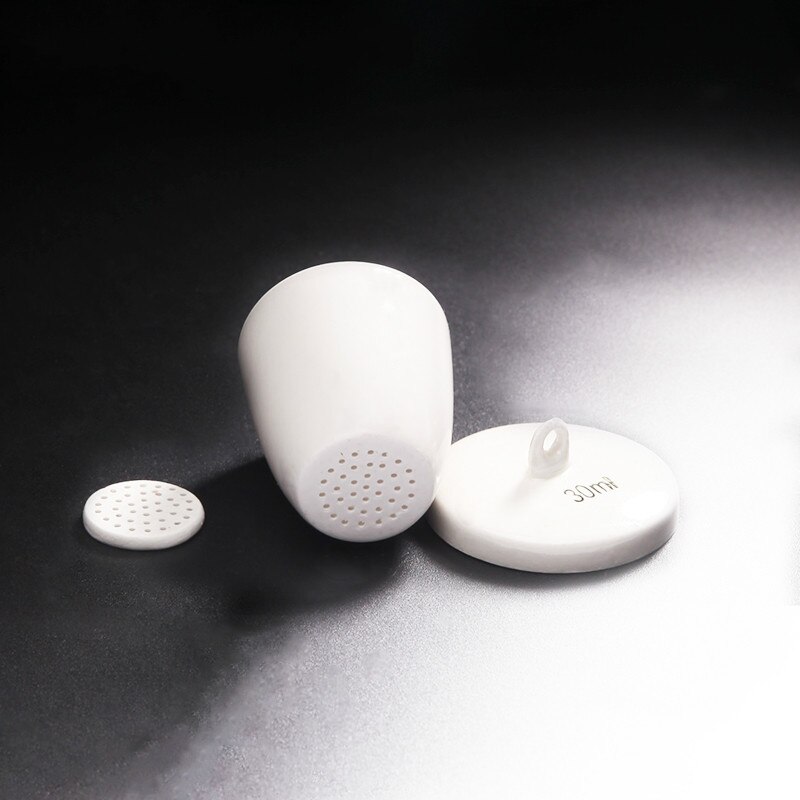 30ml gooch keramisk porcelænsdigel med låg