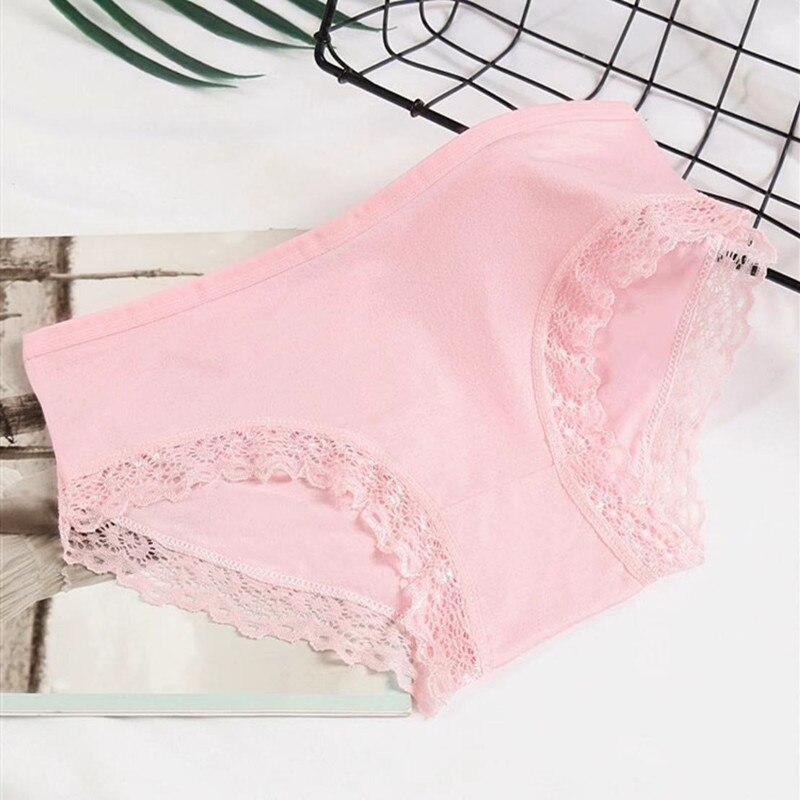 8pcs Laciness Girl Shorts Briefs Modal Cotton Buds Lace Underpants Slim Panties Girls Teenagers
