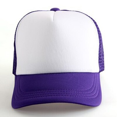 10 Pcs Blank Sublimatie Cap Hoed Voor Sublimatie Inkt Print Diy Warmte Druk Printing Transfer: Purple