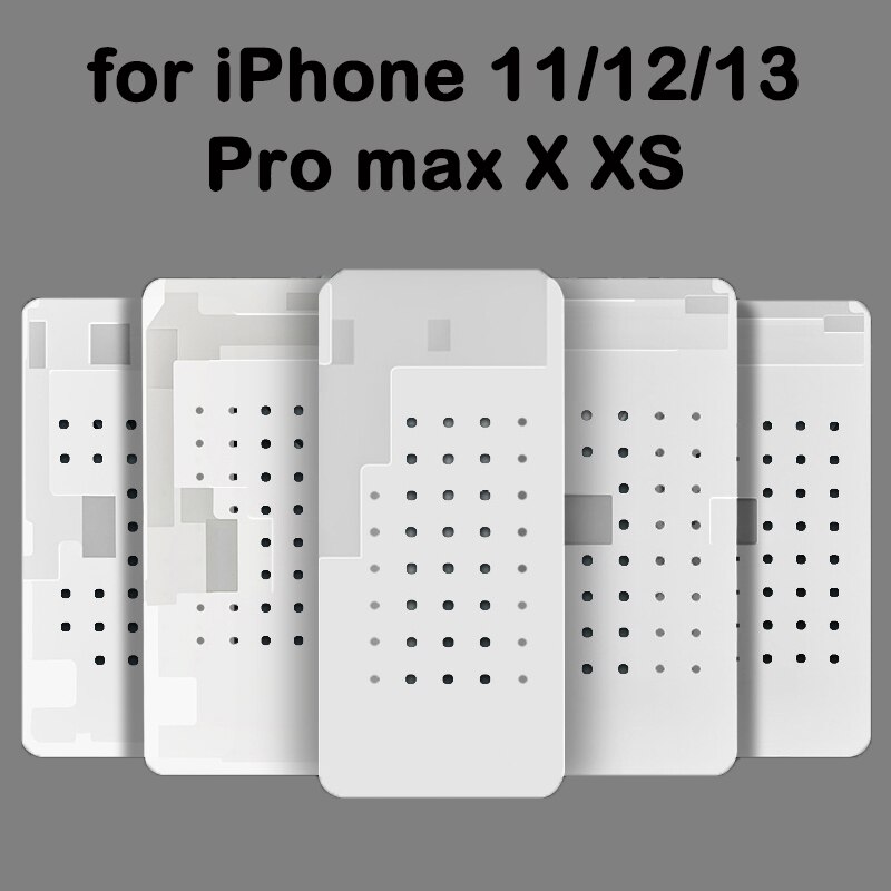 Stuoia della macchina di laminazione del cuscinetto del Silicone della muffa dell&#39;affissione a cristalli liquidi di precisione per iPhone 12 Pro Mini 11Pro MAX 11 XS XR 8 riparazione del Touch Screen dell&#39;affissione a cristalli liquidi