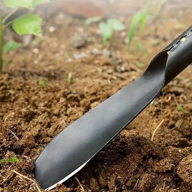 2 Stück Gartenterrassen aus Metall – Handschaufeln zum Graben, Umpflanzen, Pflanzen und Unkrautwerkzeuge