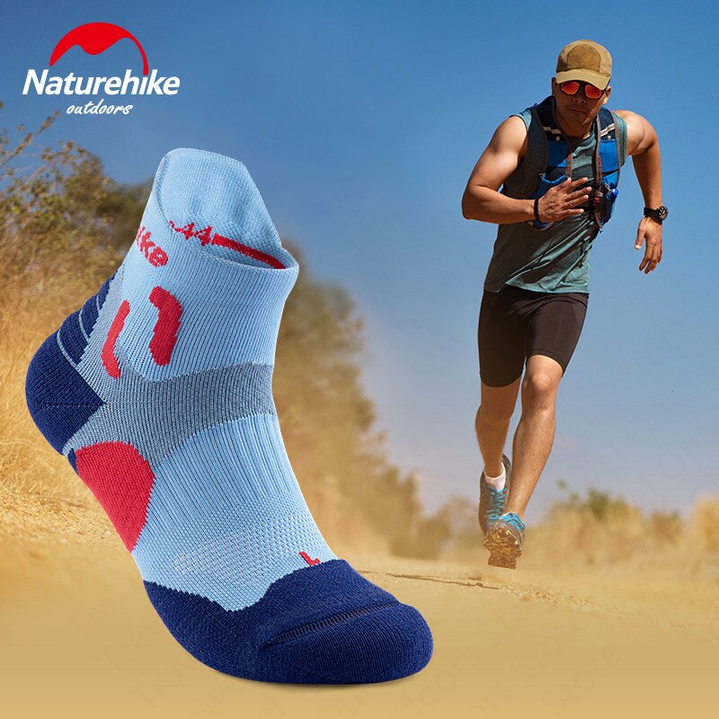 Naturehike Training Professionele Sokken Ademend Running Sokken Flexibele Sport Sok Sneldrogende Soft Basketbal Marathon Sok