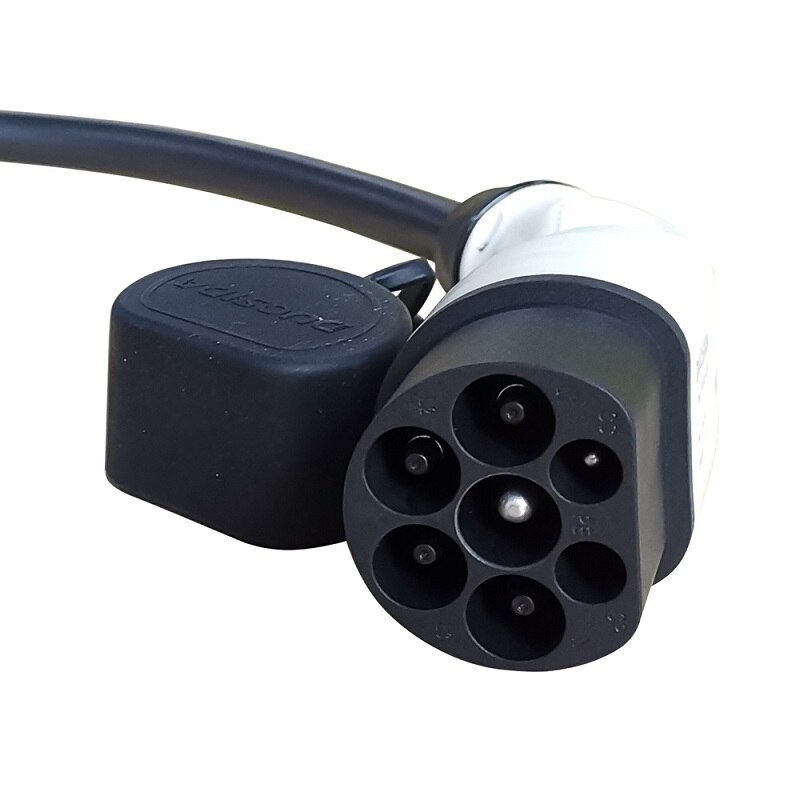 IEC 62196-2 Europe Standard Type 2 Male Plug Supply Station Side Electric Vehicle Charging Socket 16A 32A