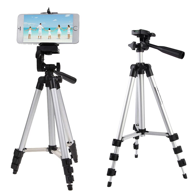 Aluminum Telescopic Camera Tripod Stand Holder For Digital Camera Camcorder Tripod For iPhone Samsung Smart Phone