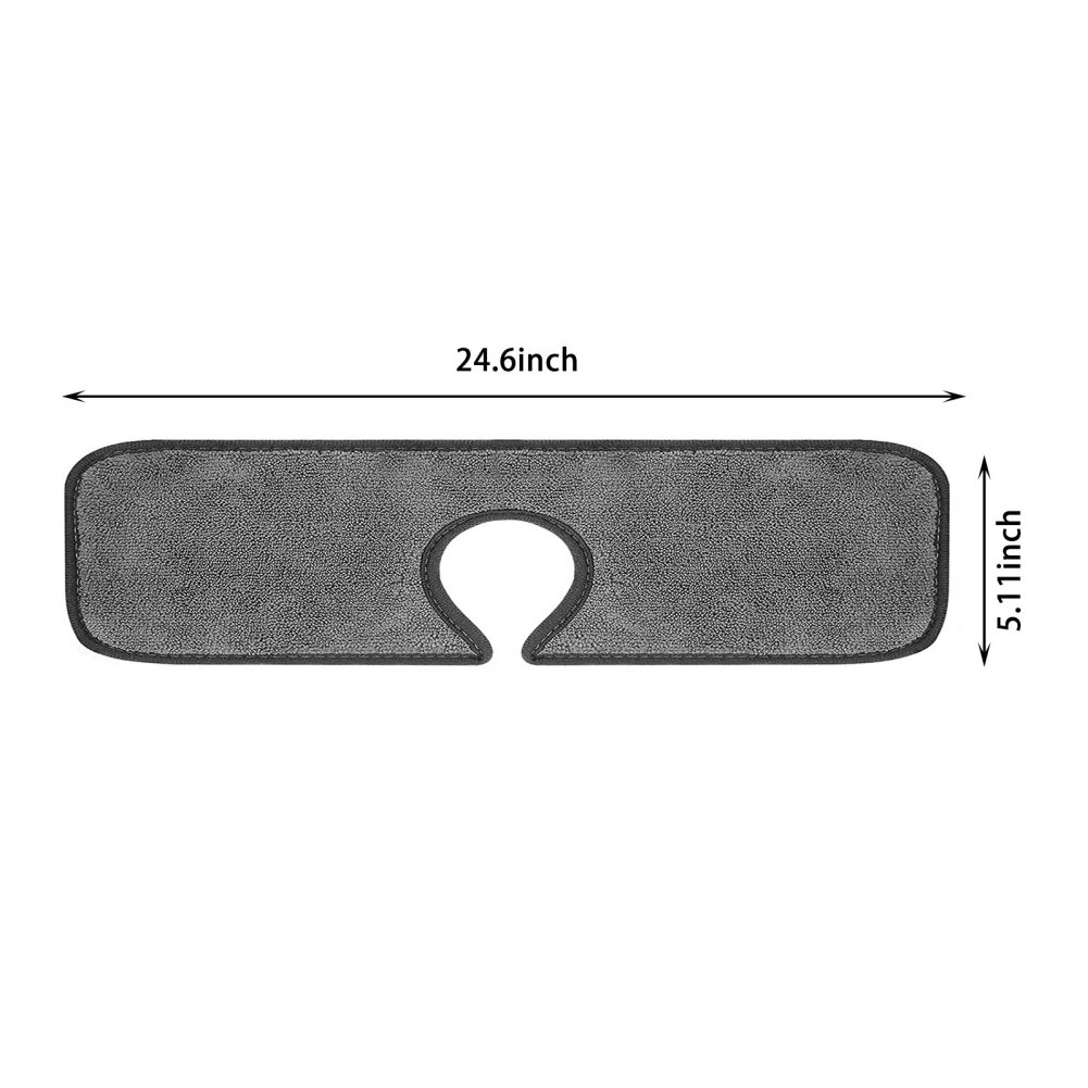 Kitchen Faucet Absorbent Mat Sink Splash Guard Microfiber Faucet Splash Catcher Countertop Protector Pad For Kitchen Bathroom: A10