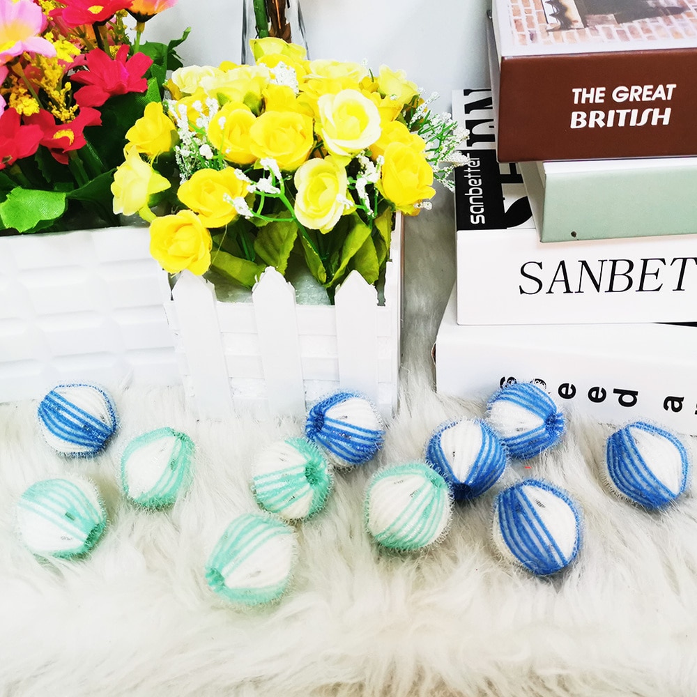 Nylon Dog Hair Remover Dryer Balls Washer Dryer Balls For Washing Machine Home Bathroom Laundry Dryer Balls Household Supplies