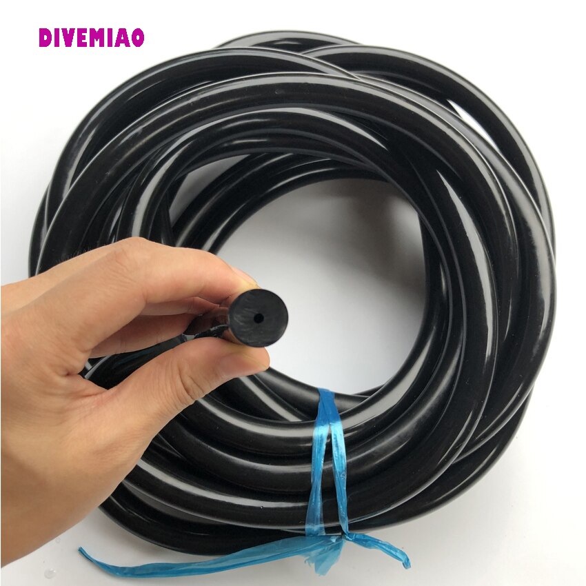 Spearfishing rubber tube speargun Sling 6mm 8mm 10mm 12mm 14mm 16mm 17mm 18mm: 2.5x16mm black