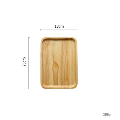 HOUSEEYOU Big Nature Wood Serving Plates Tray Food Fruit Things Storage Wood Tray Snack Cake Dessert Tea Plate Tray Dinnerware: S