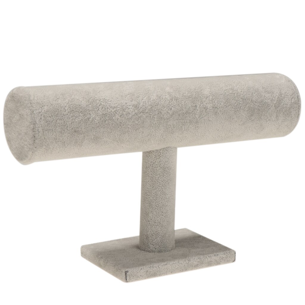 Armbandshållare smycken showcase halsband display förvaring klockställ armring arrangör för hemorganisation &amp; visa , 6 färger: Grå