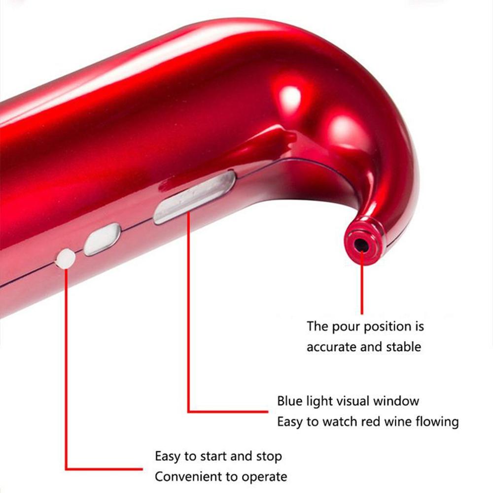 Portable electric wine pourer Smart Wine Decanter Automatic Red Wine Pourer Aerator Decant Bar Accessorier Dispenser Wine Tools