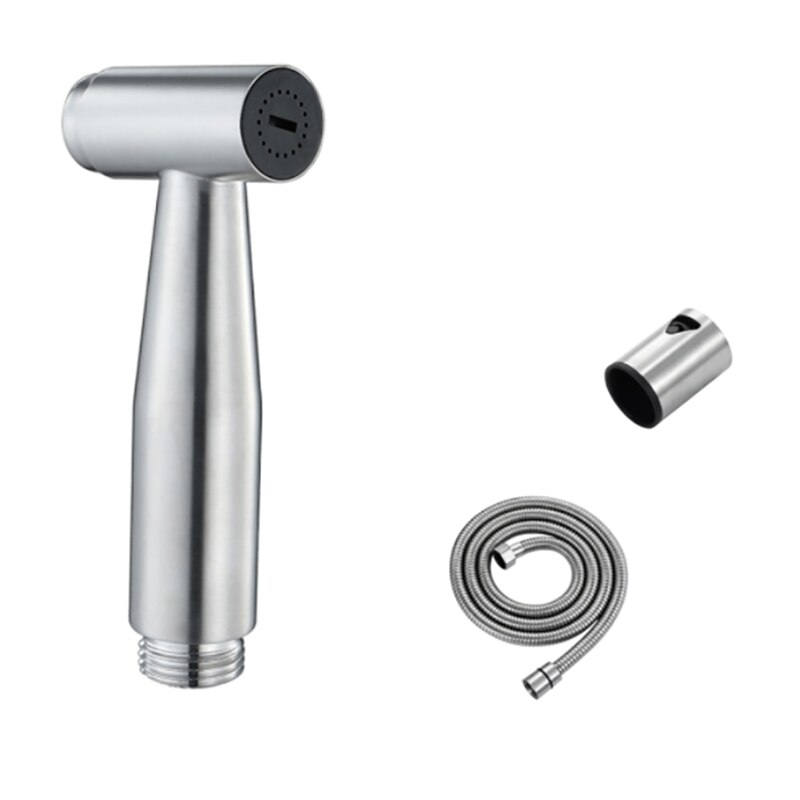 Stainless Steel Handheld Bidet Faucet Shower Bidet Douche Spray Toilet Shattaf Sprayer Shower Hose Shower Base