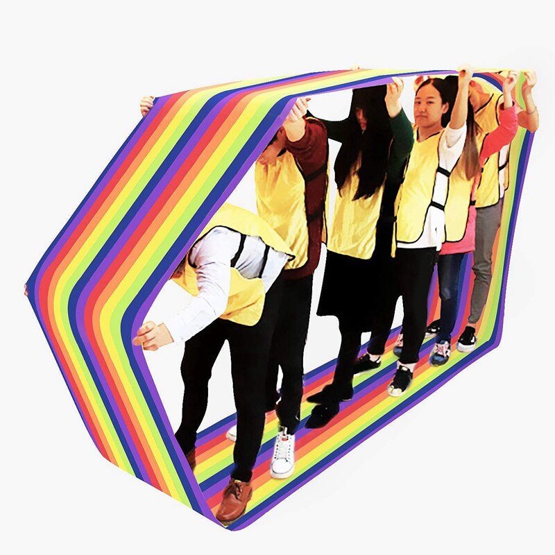 Teamwork Game Playing Run Mat, Adult Field Day Game AGYHAM