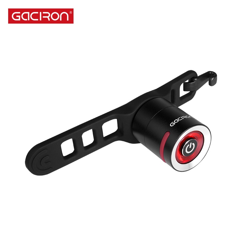 Gaciron bicicleta luz trasera impermeable Riding luz trasera LED USB recargable carretera Ciclismo Luz de cola de la lámpara Luces de bicicleta Accesorios