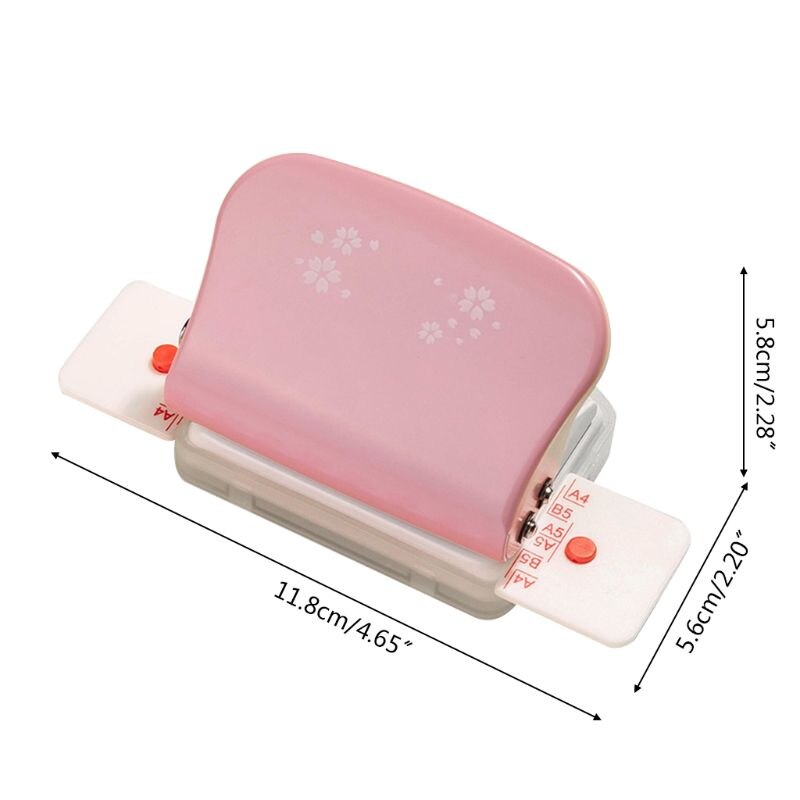 A4 B5 A5 30/26/20 Holes DIY Loose Leaf Hole Puncher Handmade Scrapbook Punch Tools Office School Supplies