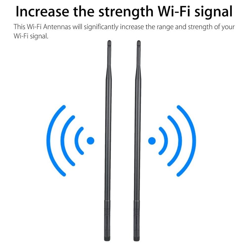 10Dbi Wifi Bluetooth Antenna 2.4Ghz High Gain Omnidirectional Antenna For Router Network Equipment Camera