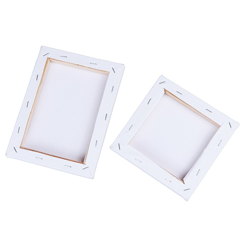 Blank White Mini Small Stretched Artist Canvas Art Board Oil Paint Board