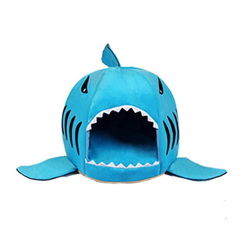 Lit de maison et doux pour chat et requin, panier doux pour chien, accessoires, produits pour animaux de compagnie: 3 / M