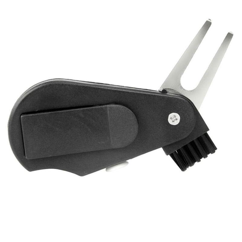 Multifunctional Golf Green Fork Turf Repair Tool Portable Groove Training Golf Scoring with Brush Device Aid Cleaning C3Z4