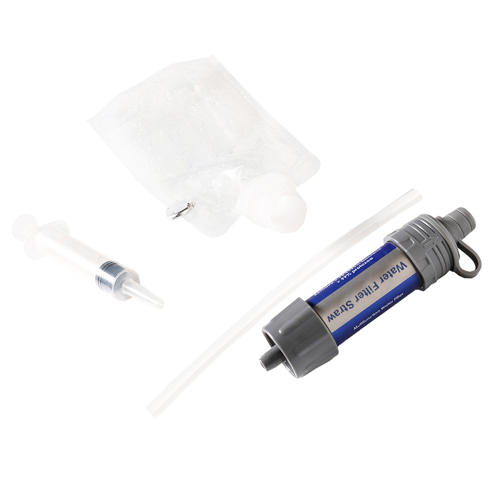 Outdoor Waterzuiveraar Persoonlijke Emergency Water Filter Verbeteren Water Mini Draagbare Filter Outdoor Activiteiten