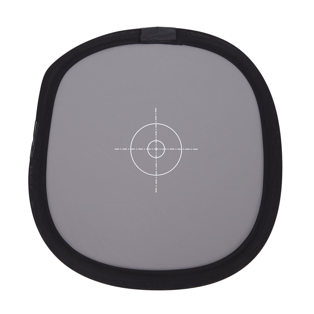 12 " Inch 30cm 18% Unfoldable Gray Card Reflector White Balance Double Face Focusing Board With Carry Bag