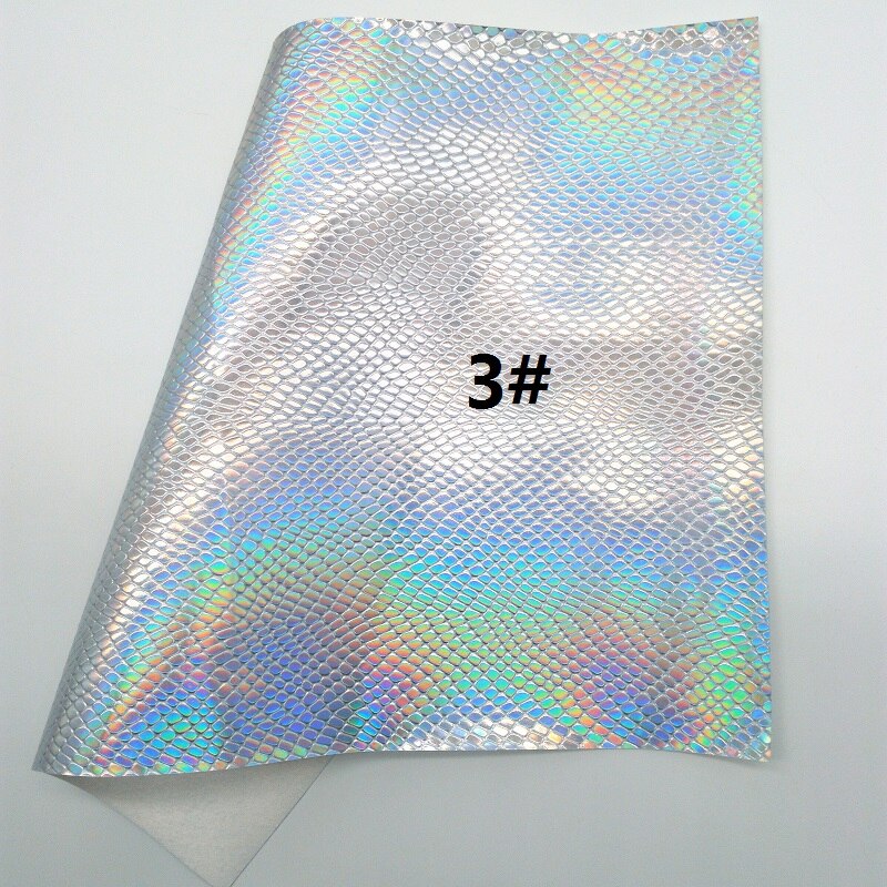 Zilver Glitter Stof, Faux Leer Stof, iriserende Synthetisch Leer Stof Lakens Voor Boog A4 21X29Cm Twinkling Ming XM552