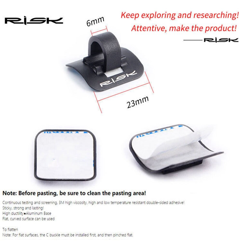 Bike Oil Tube Fixed Clamp Conversion Trap Adapter Bicycle Shifter Brake Cable Set Frame U Buckle Aluminum Tube Clip Guide